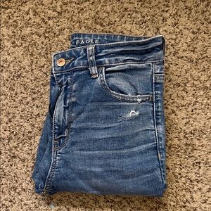 American Eagle Outfitters Dark Blue Skinny Jeans